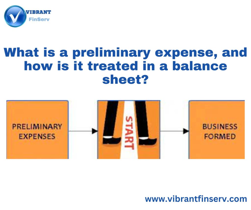 Preliminary Expenses