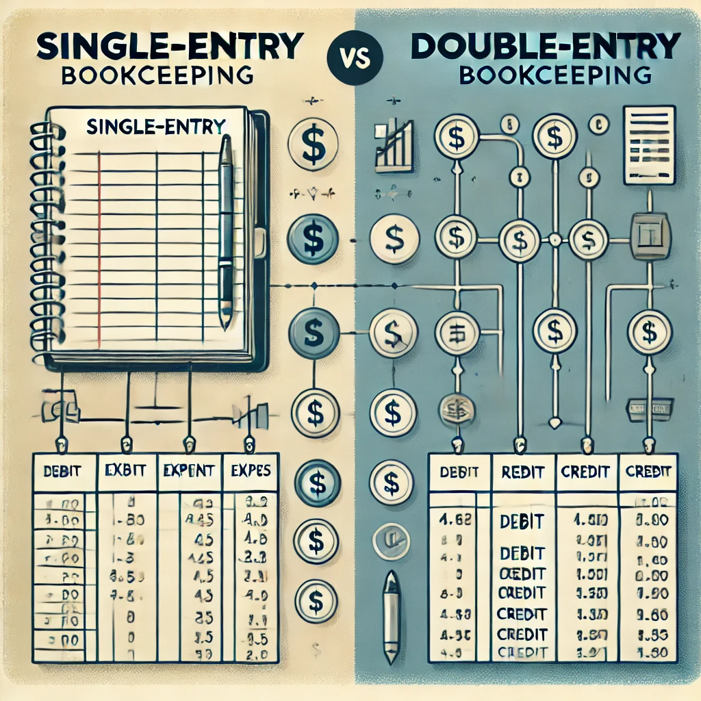 What are the Bookkeeping types?