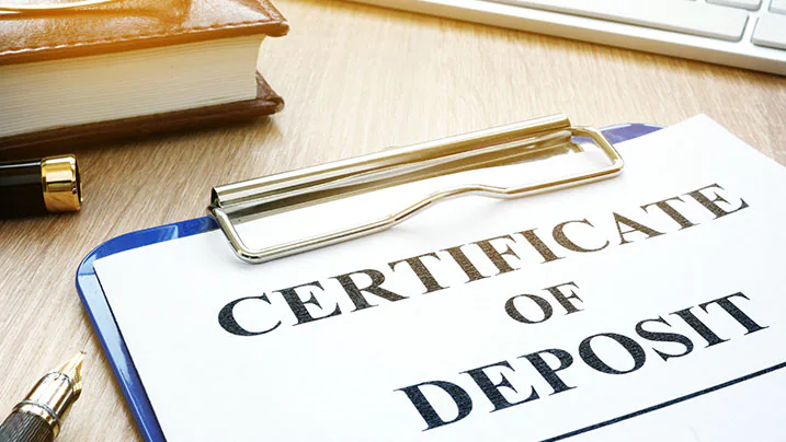 Certificate of deposits