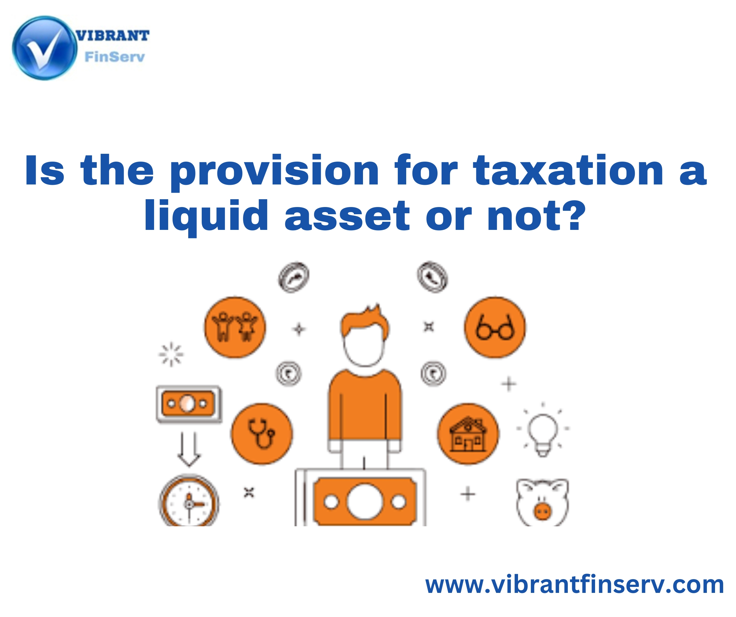 Is the provision for taxation a liquid asset or not