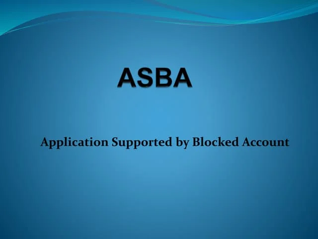 ASBA and ESOP