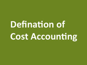 What is cost accounting