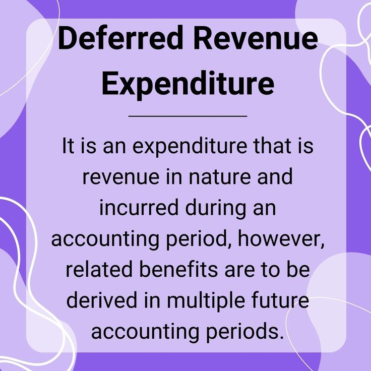 Deferred Revenue Expenditure