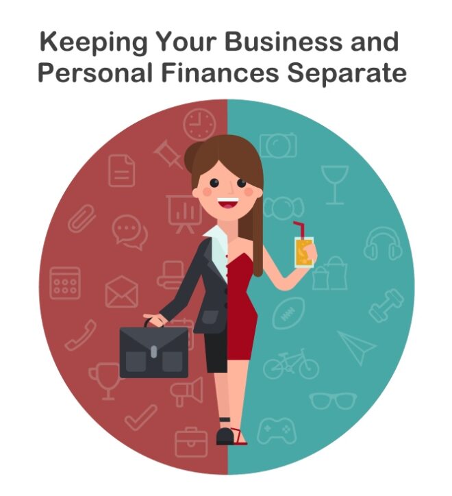 Separate personal and business expenses