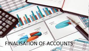 Finalizing the accounts for organizations