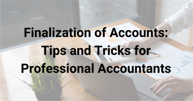 Account Finalization for Electrical Items