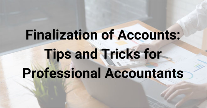 Perform Account Finalization